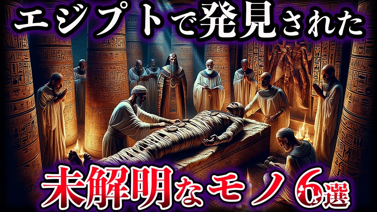 【ゆっくり解説】エジプトで発見された未解明なモノ６選