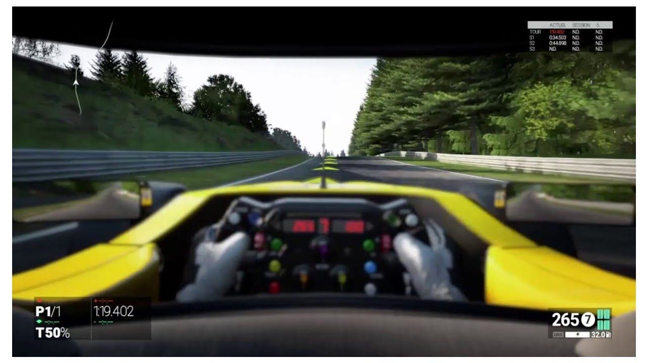 Project cars avec volant T80 thrustmaster :B