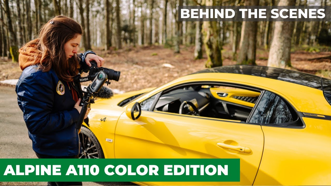 ALPINE A110 COLOR EDITION PHOTOSHOOT | Behind the Scenes