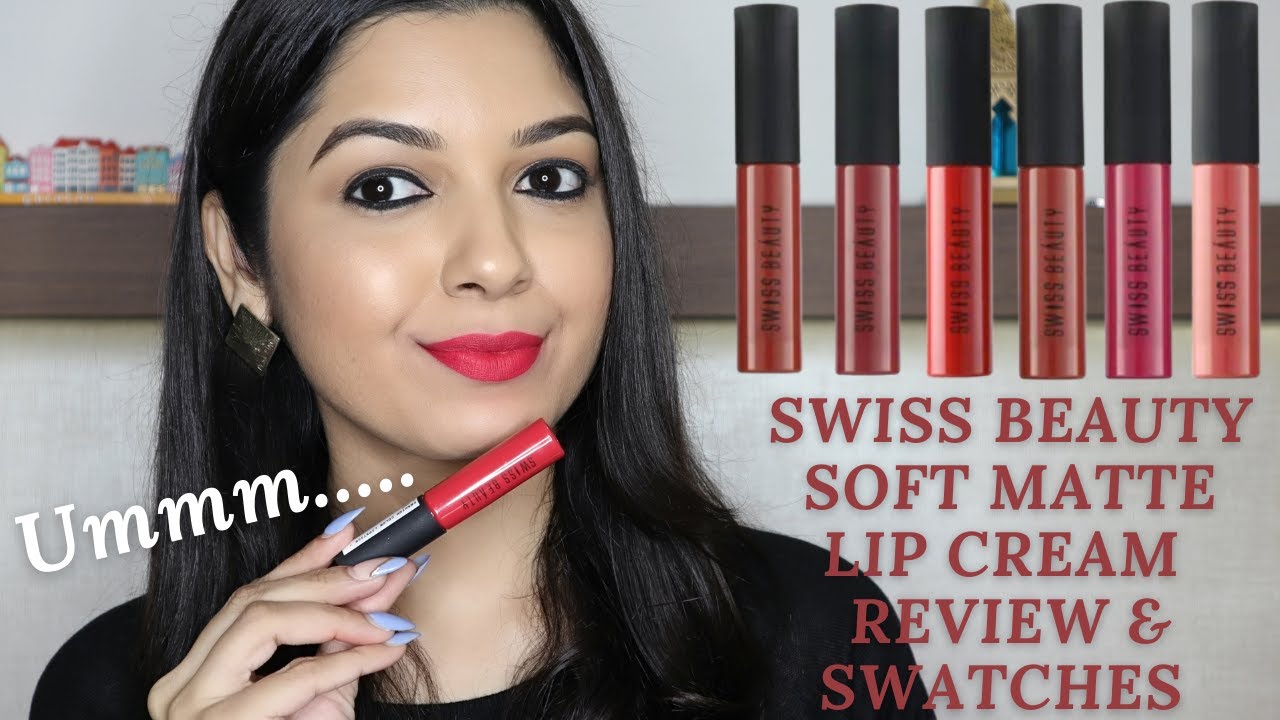 SWISS BEAUTY SOFT MATTE LIP CREAM | JUST FOR RS. 199/- | BETTER THAN NYX SMLC???