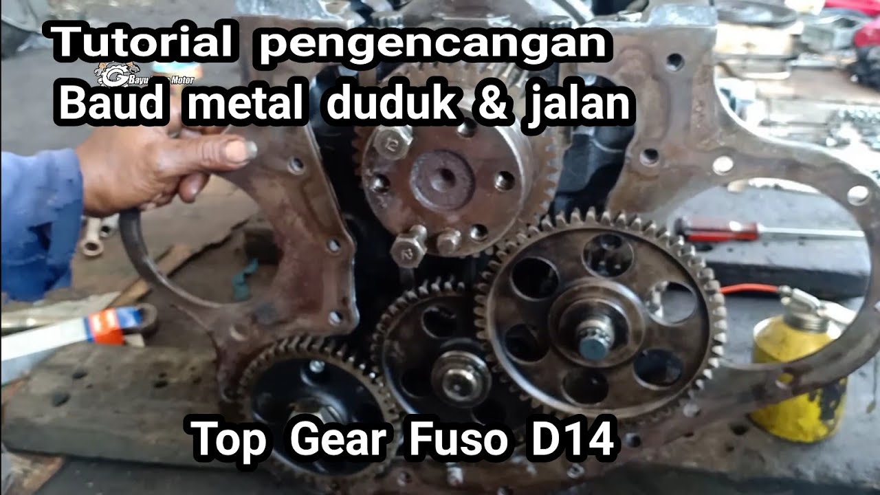Ukuran Torsi baud metal duduk metal jalan dan top gear Mitsubishi  Fuso D14 #Bayuputramotor