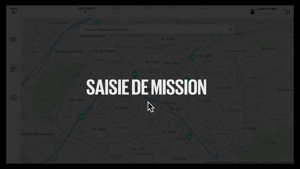 COURSIER&middot;FR&reg; - Guide utilisateur / Saisir une course