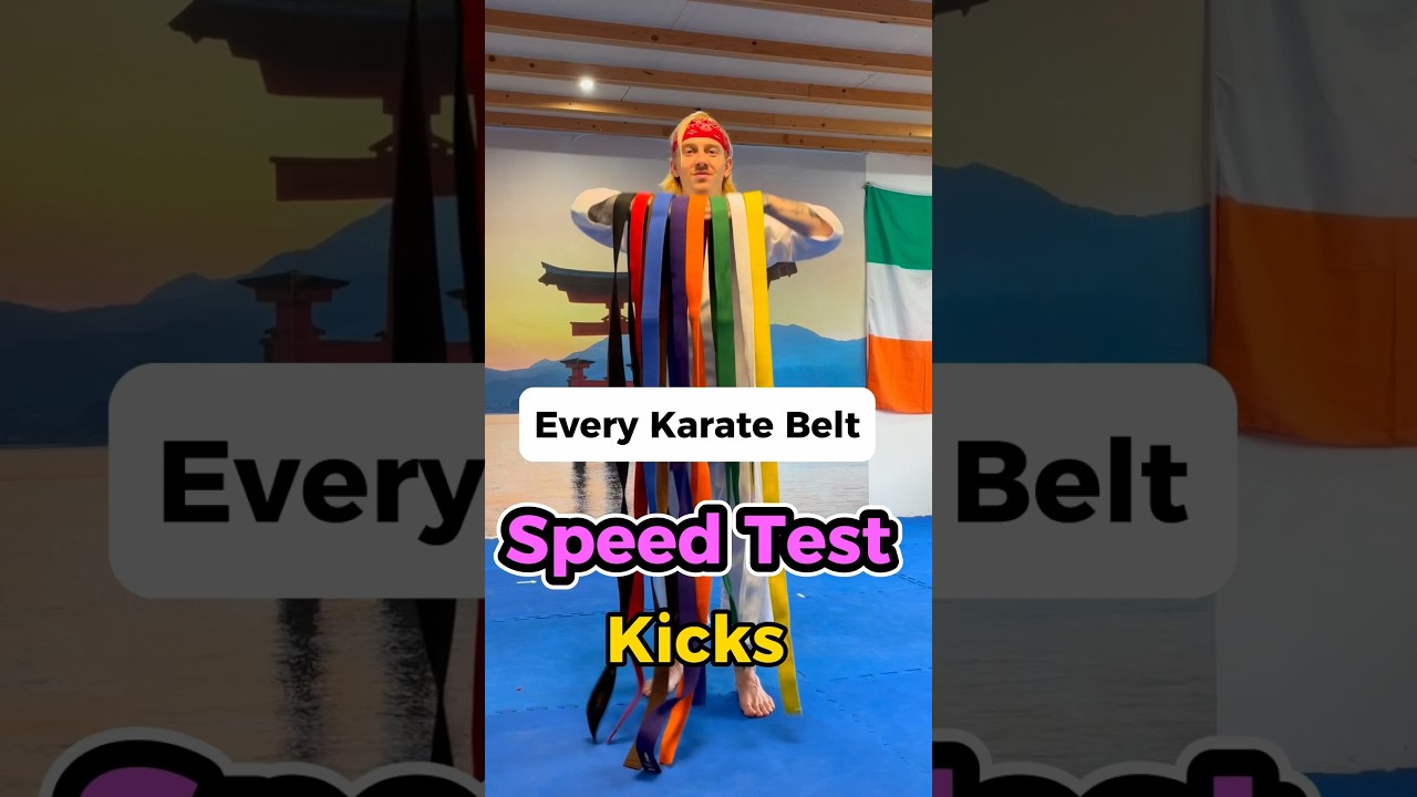 Every Karate Belt Speed!!!#shorts