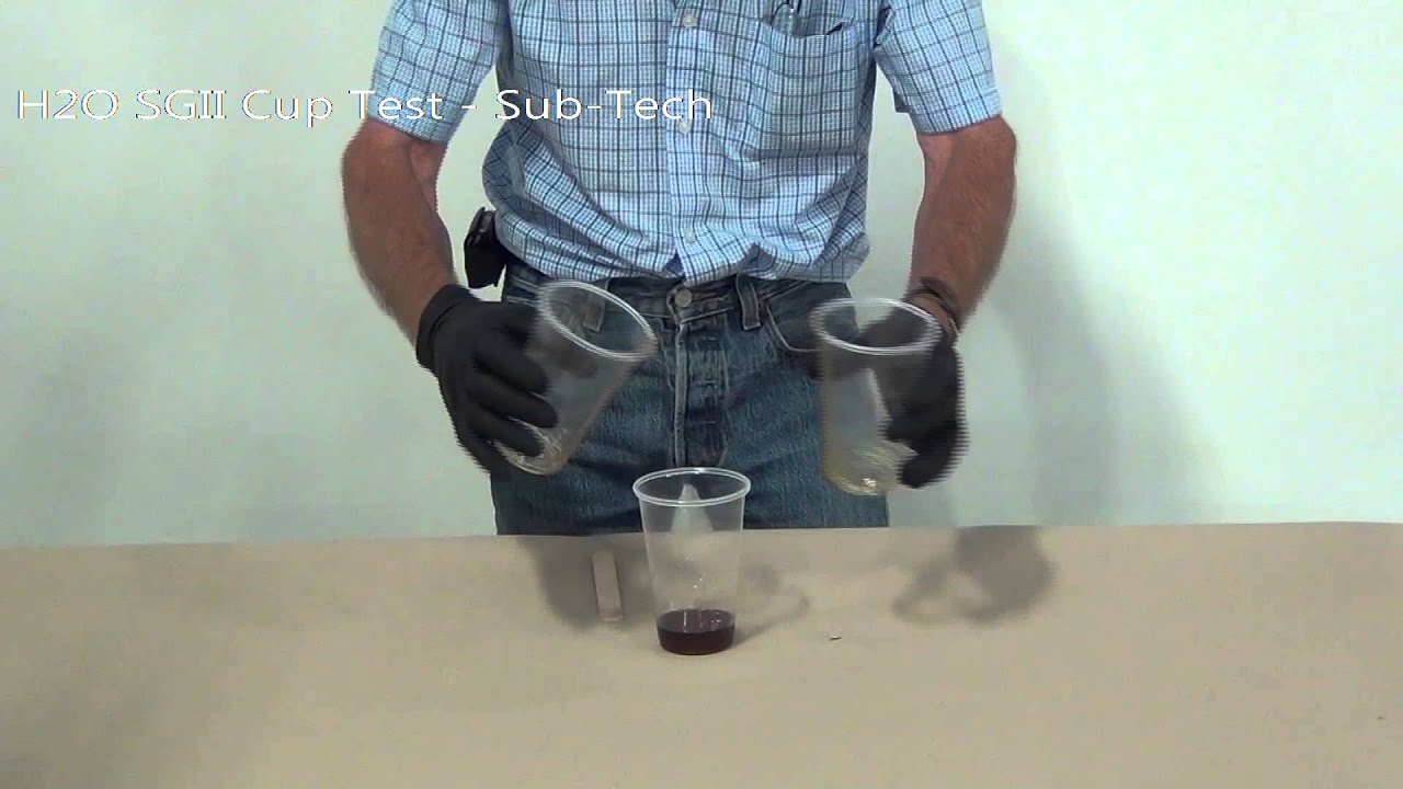 Cup Test H2O aka SealGuard II - by Sub-Technical Inc. & SealGuard Inc.