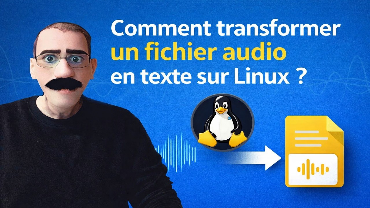 Comment transformer un fichier audio en texte sur Linux ?