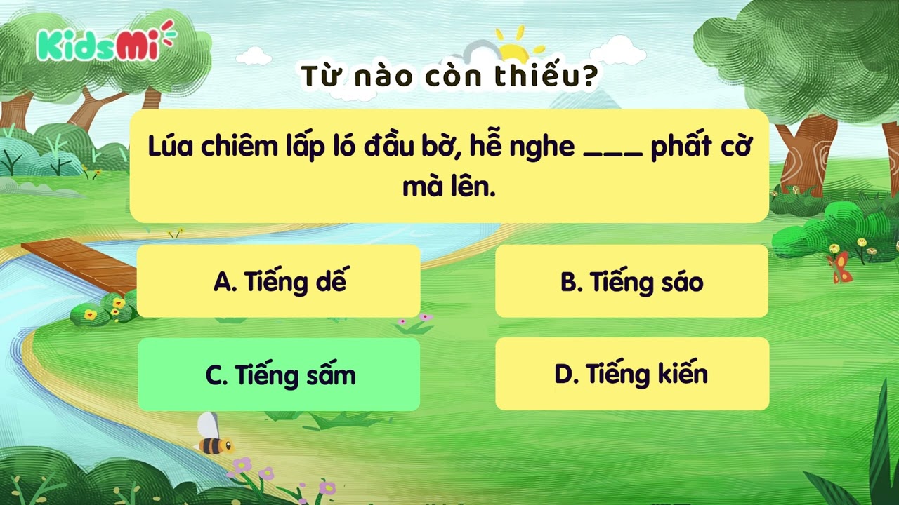 Câu đố: Ca dao tục ngữ Việt Nam | Ca dao tục ngữ về thiên nhiên, lao động sản xuất | Kids Mi