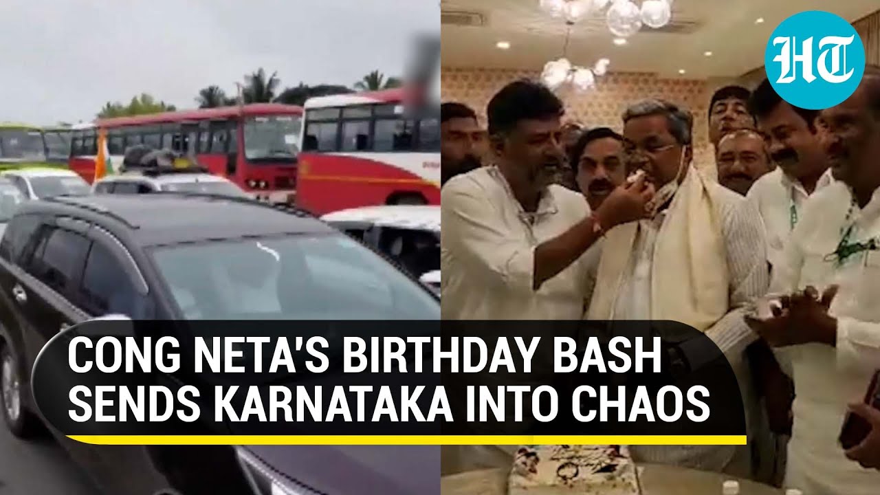 Karnataka Cong worker dies as party leader Siddaramaiah's b'day bash triggers traffic chaos