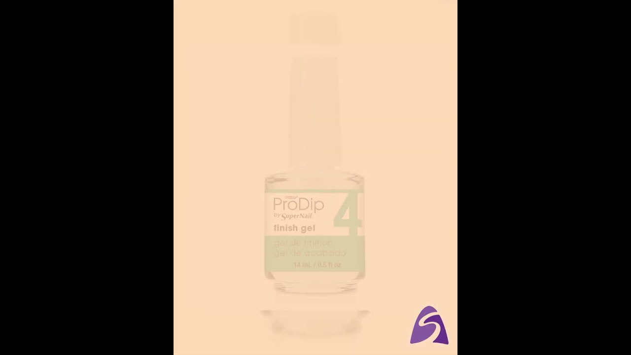 Supernail ProDip Finish Gel .5 oz - Step 4