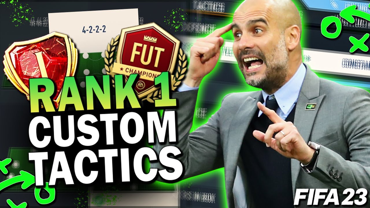 The BEST *META* RANK 1 CUSTOM TACTICS in FIFA 23! PRO CUSTOM TACTICS BREAKDOWN | FIFA 23