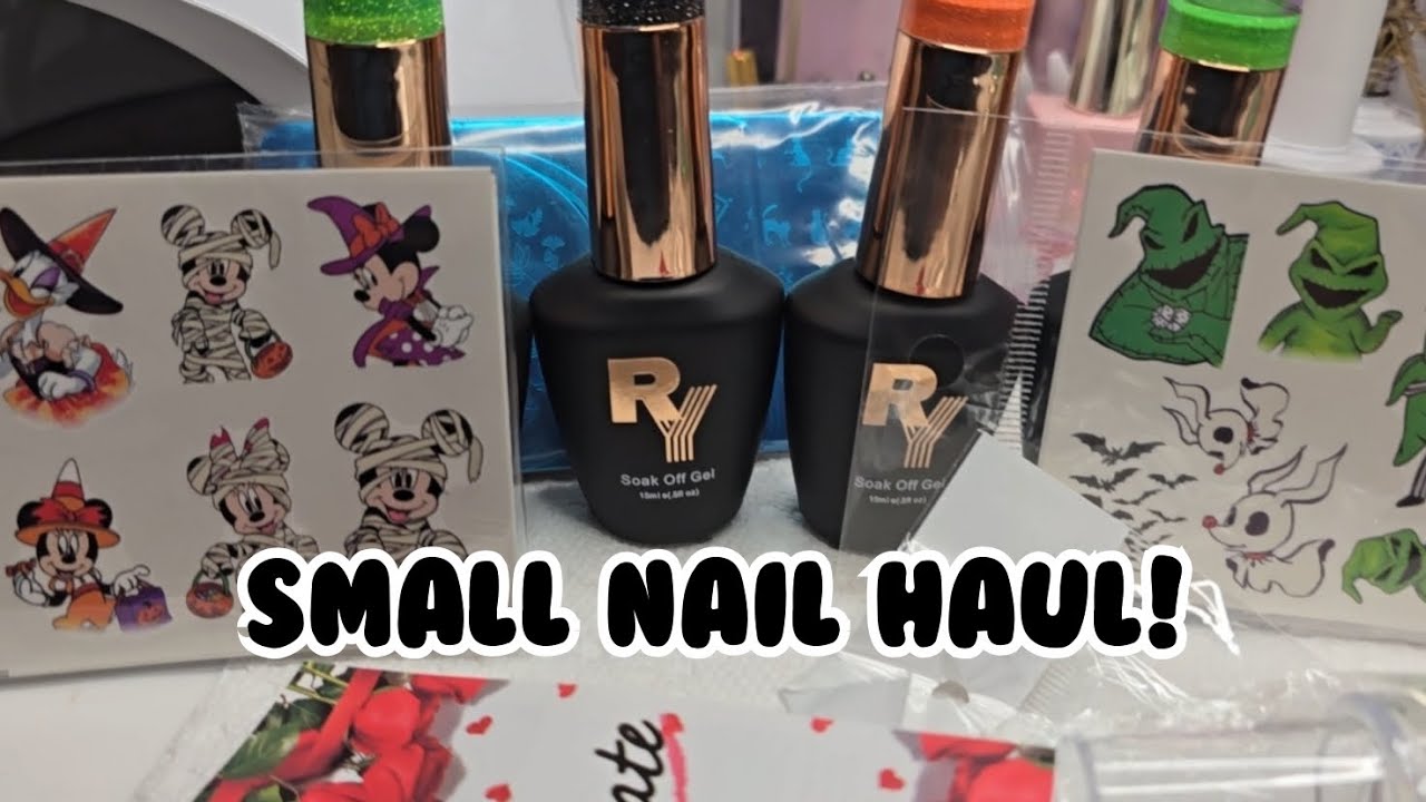 ♡ Spooky Season Nail Haul ♡ My first order from Riya's Nails! 🥰 ♡