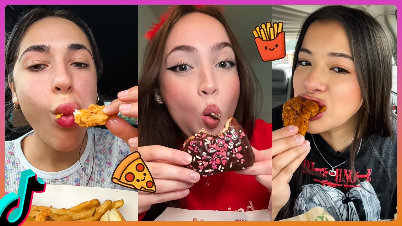 🔥😮Tiktok ASMR Mukbang Compilation🍔🍗 |  Satisfying Food Moments Part #11