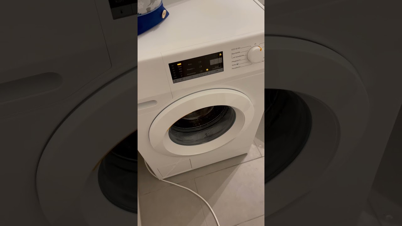 Miele W1 selection active Service Mode Spin ( up to 1400 rpm )