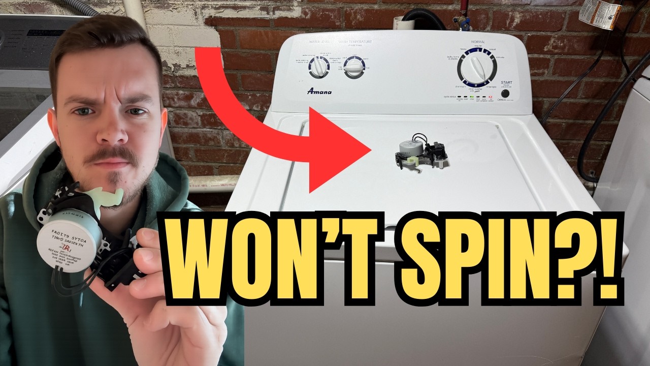Washer Won't Spin? Check this First (Actuator)