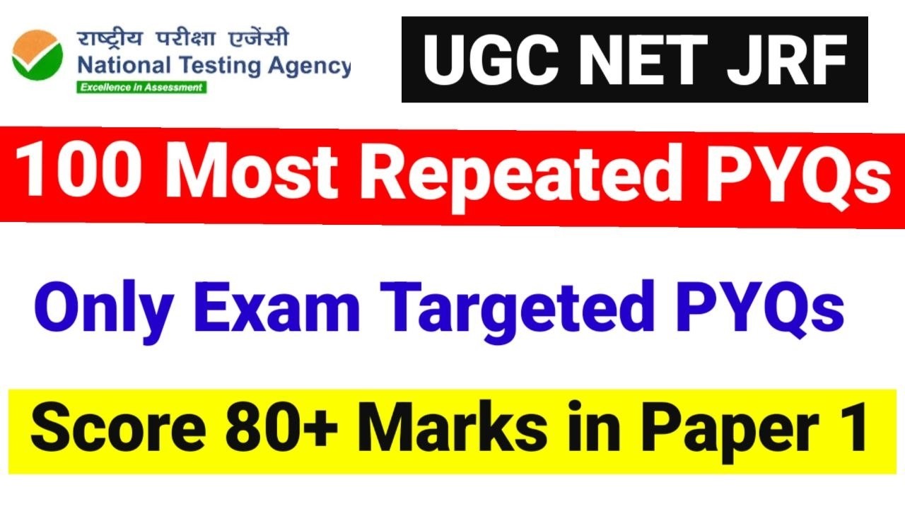 100 Most Repeated PYQs  | Score 80+ Marks in Paper 1 | UGC NET PYQs with Explanation| UGC NET MENTOR