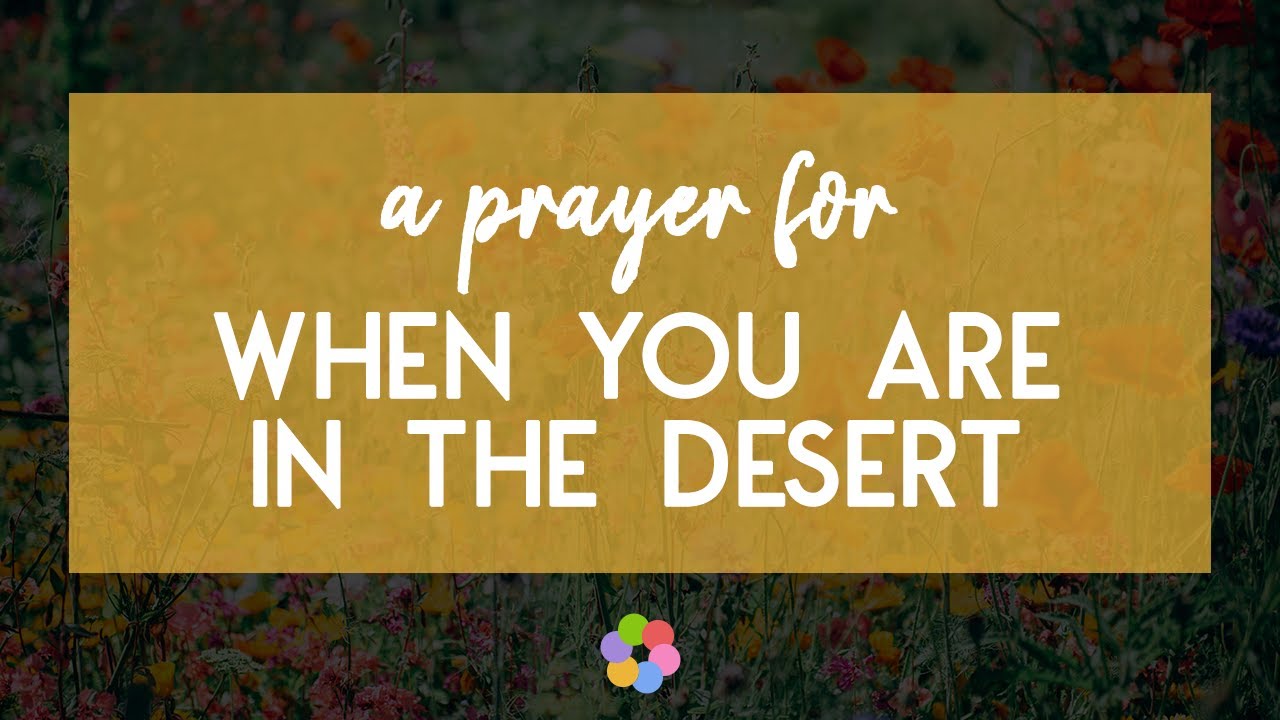 A Prayer for When You are in the Desert