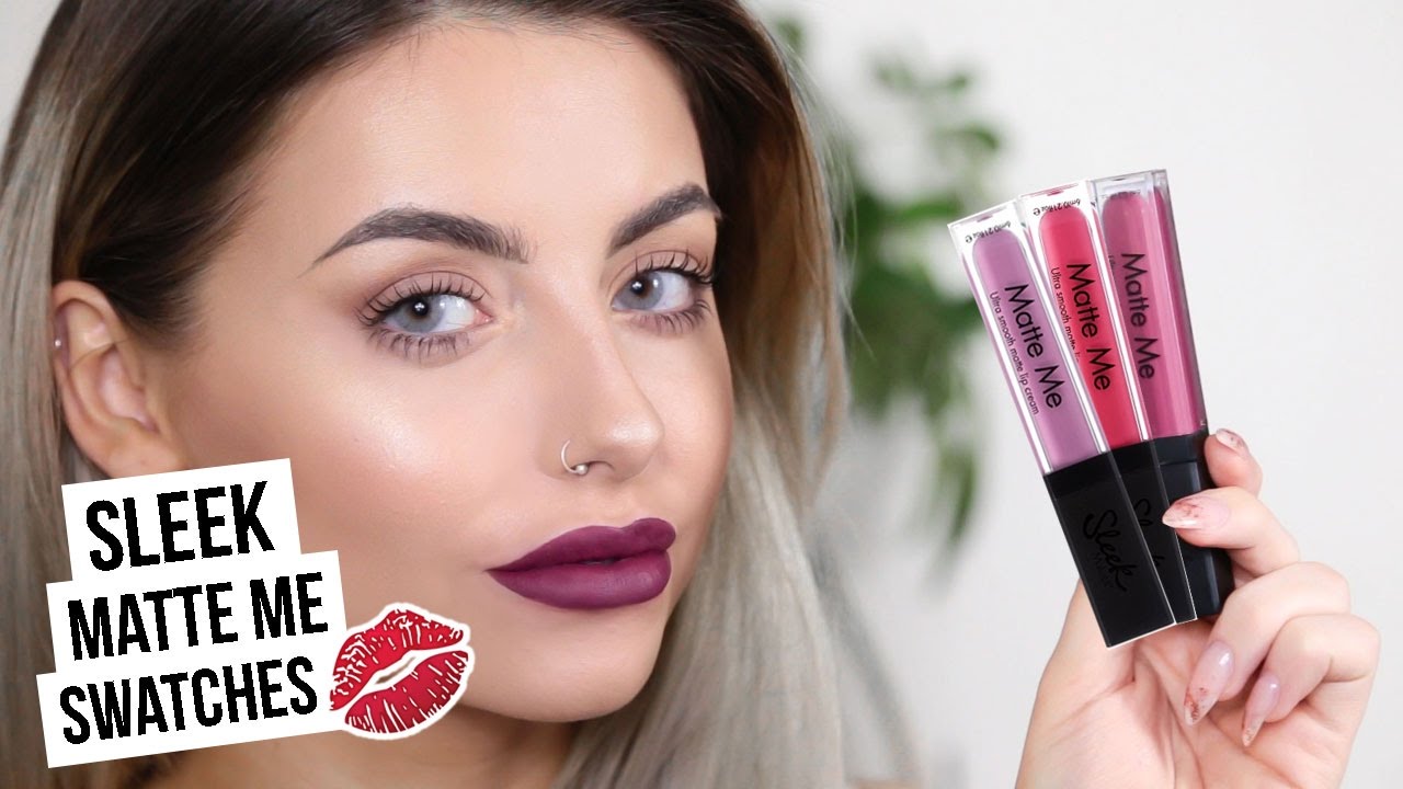 SLEEK MATTE ME LIQUID LIPSTICK SWATCHES I COCOCHIC