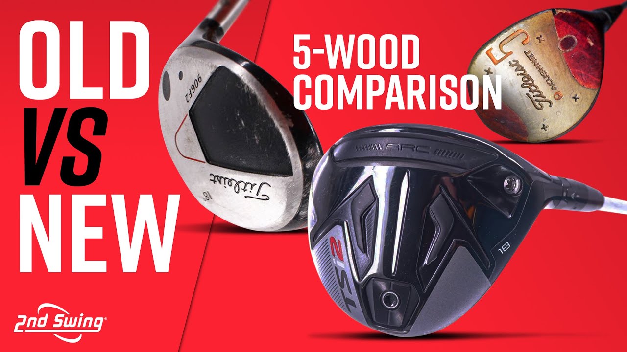 OLD vs NEW Golf Clubs | 5-woods: 1975 Acushnet, 906F2, TSi2