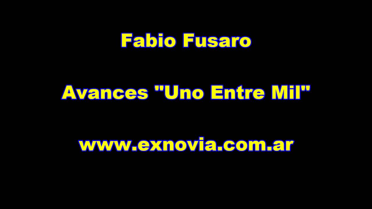 Fabio Fusaro, Avances del programa 