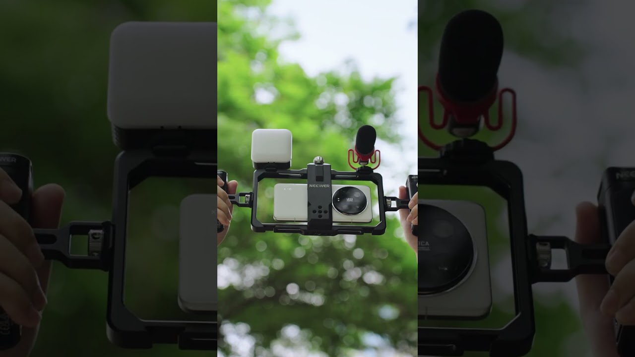 PA009 Phone Rig Vlogging Kit is a Professional Video Kit For smartphone vlogging and livestreaming!