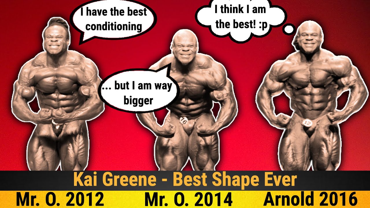 Kai Greene Best Shape Ever (2012 vs 2014 vs 2016)