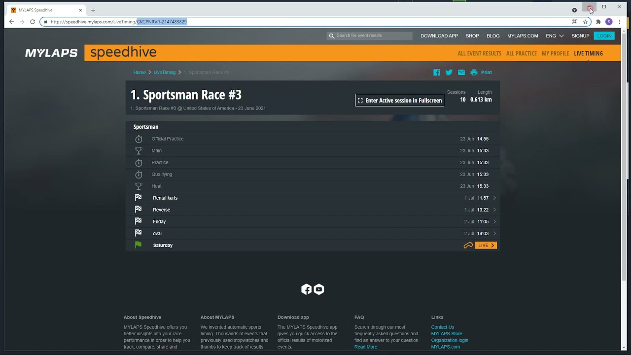Tutoriales Race-G: Utilizar SpeedHive en RaceG
