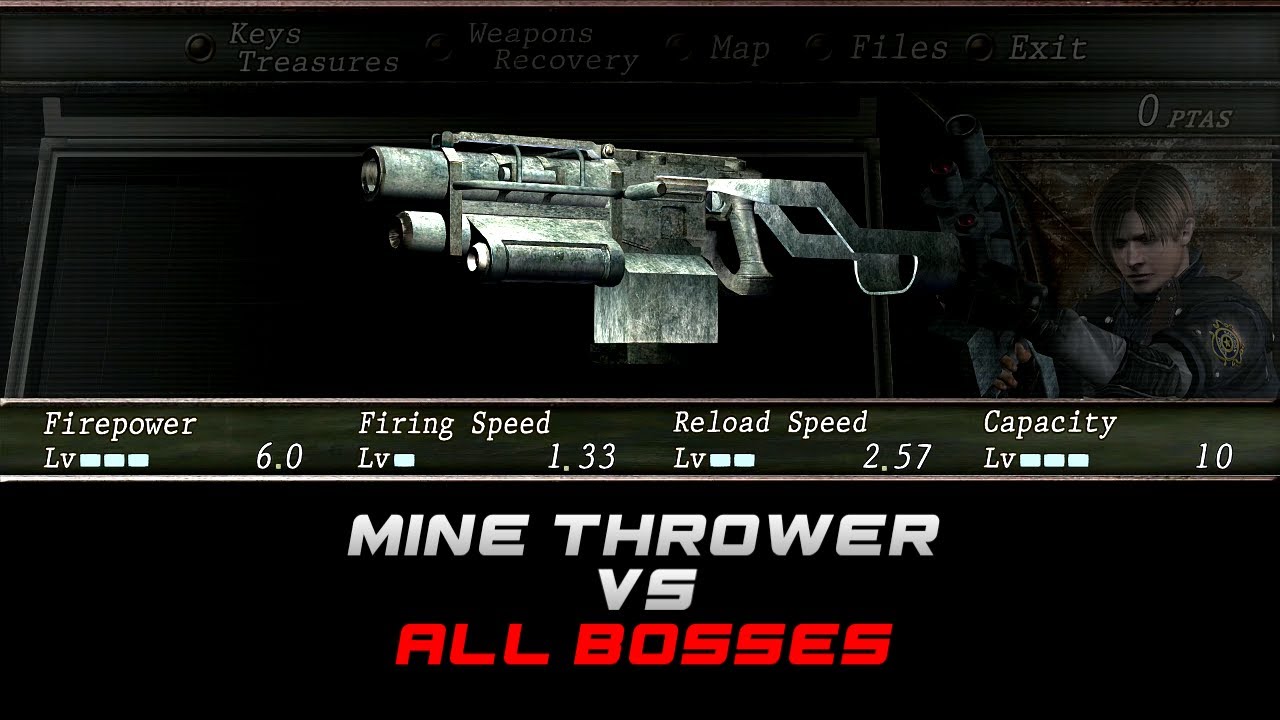 Mine Thrower VS All Bosses - Resident Evil 4 HD Project