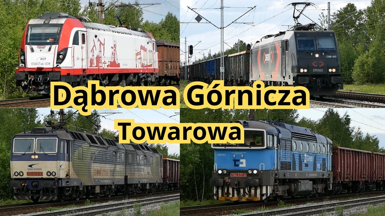 Ruchliwe, sobotnie popołudnie na towarowej stacji Dąbrowa Górnicza Towarowa