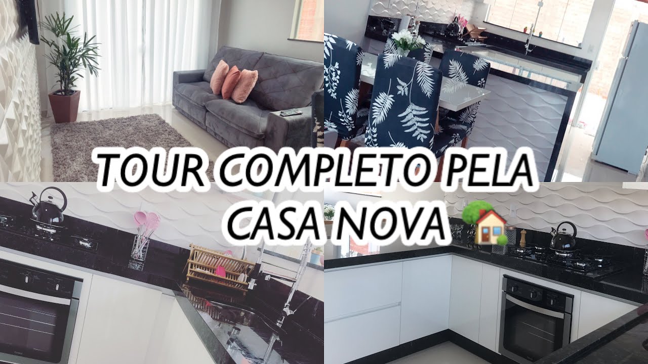 TOUR COMPLETO PELA CASA NOVA 🏡🥰