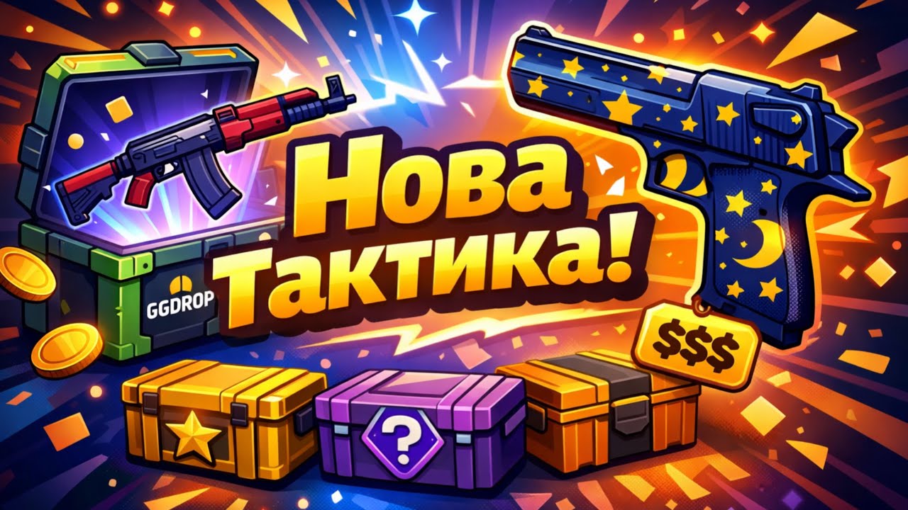 НОВИЙ ЧІТЕРНИЙ КЕЙС!? ПРИДУМАВ КРУТУ ТАКТИКУ! ВИБИВ КРУТИЙ ДІГЛ НА GGDROP!