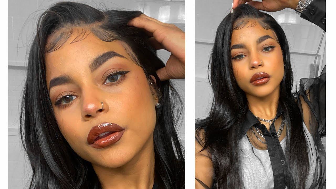 HOW I INSTALL MY LACE WIGS BEHIND MY HAIRLINE W. NATURAL BABYHAIRS : DSOAR HAIR || ARIANA.AVA