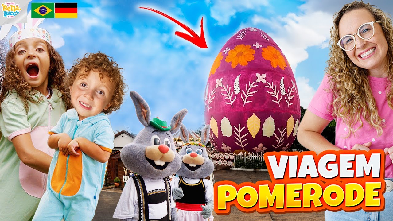 VIAGEM EM FAM&Iacute;LIA PARA POMERODE - FAM&Iacute;LIA BELLA E LUCCA SHOW