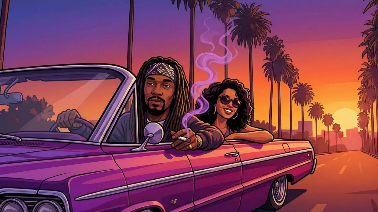 Midnight Cruise + 1 Hour West Coast | G-Funk | Bluesy Mix 🌴 Best Music for Cruising & Smoking 💨