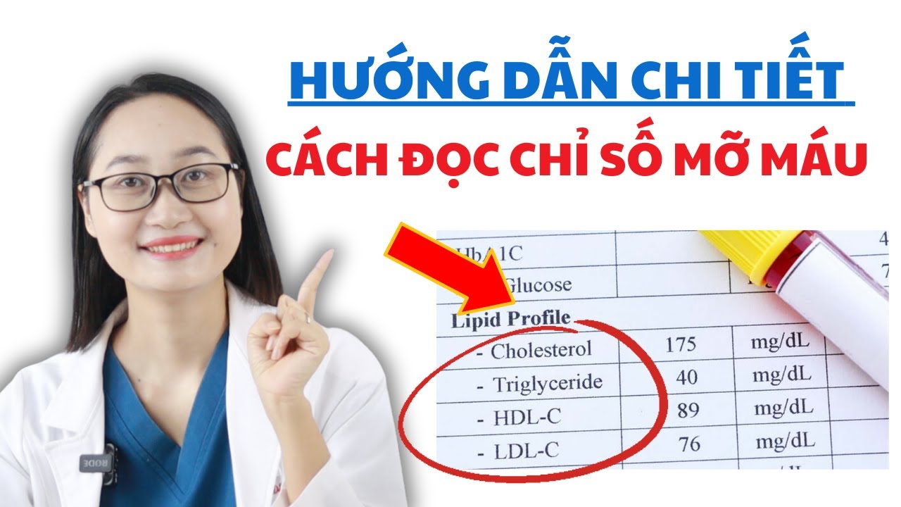 Cách Đọc Chỉ Số Mỡ Máu Đơn Giản Dễ Hiểu | Dược Sĩ Lan