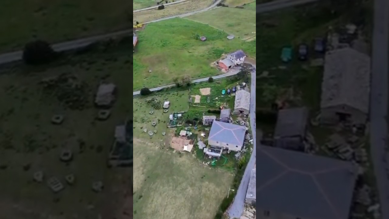 Nuestro para&iacute;so desde arriba #enjoy #farming #farmlife #happy #funny #drone #dron #home #galicia