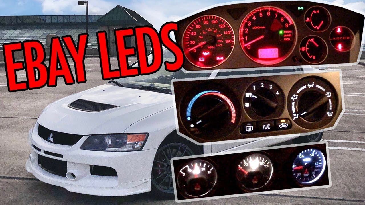 First thing EVO owners should do - Cluster/Climate Control/Gauge LED UPGRADES (EVO 7/8/9)