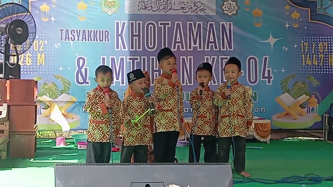 Zahid DKK tampil do'a Harian dan surat pendek #tpq #anakpintar #anaksholih