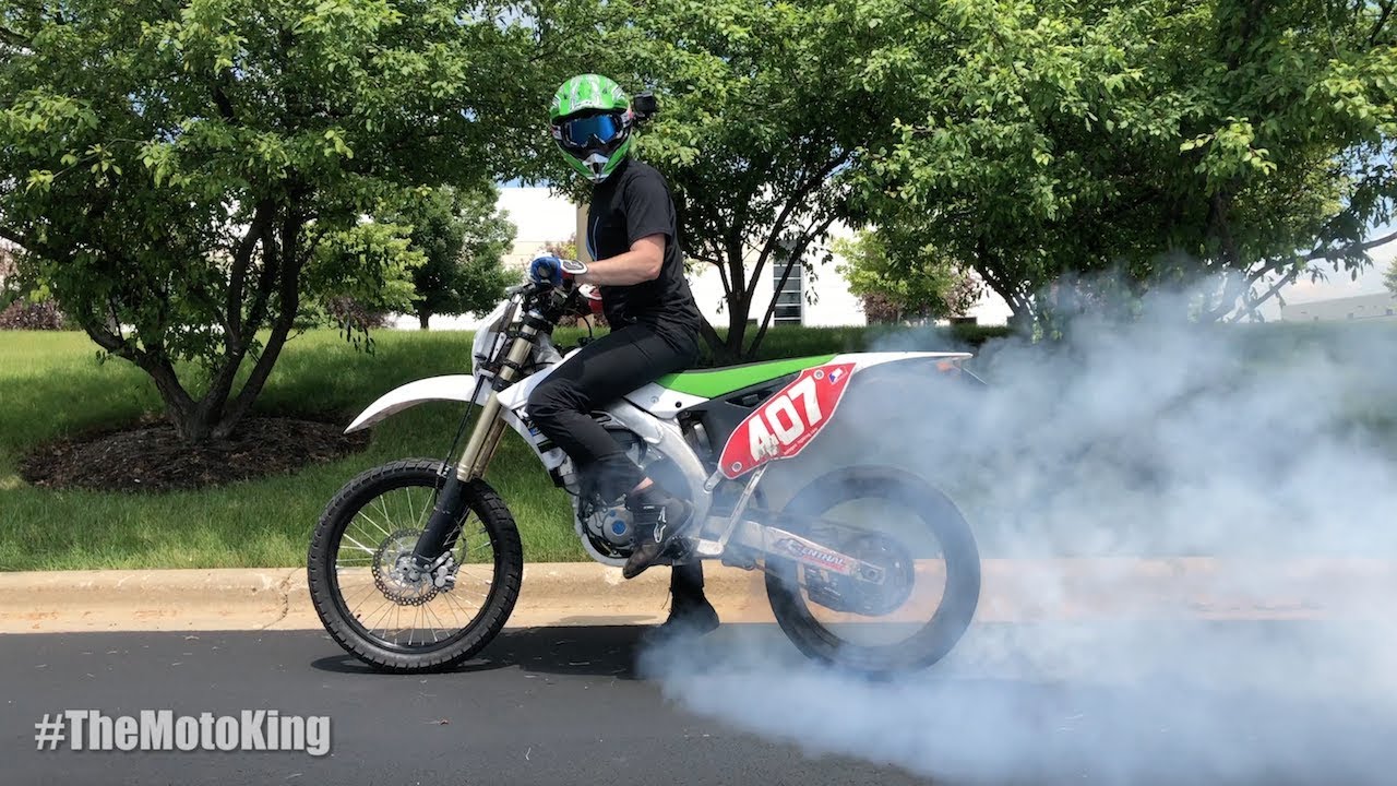Kawasaki 450 BURNOUT | All 5 Gears