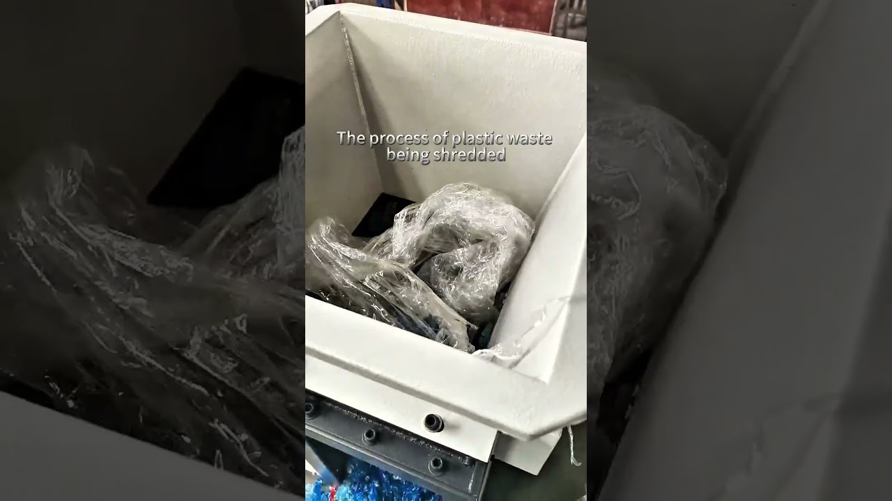 Plastic Waste Shredding  #shredder #industrialshredder #decompression #asmr