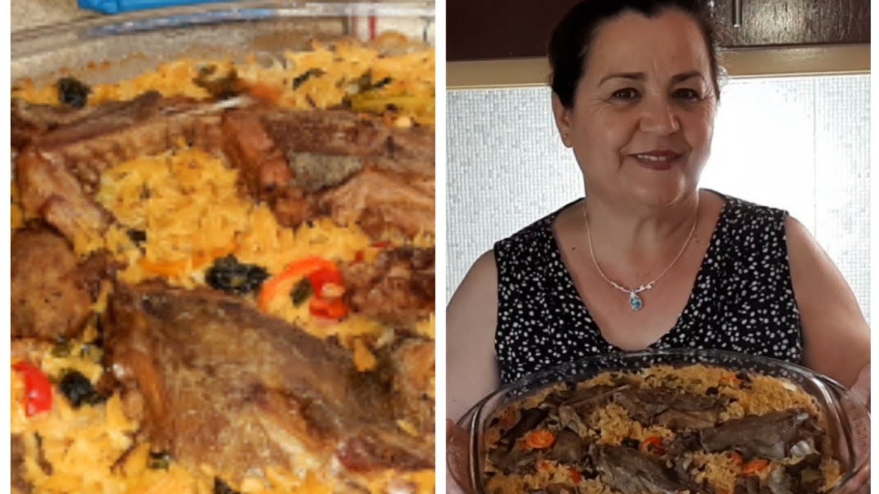 Gjyve&ccedil; me makarona , perime e mish pule !