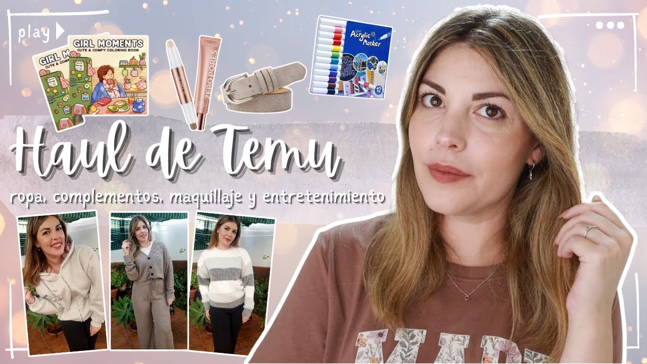 HAUL TEMU | Ropa, complementos, maquillaje y entretenimiento