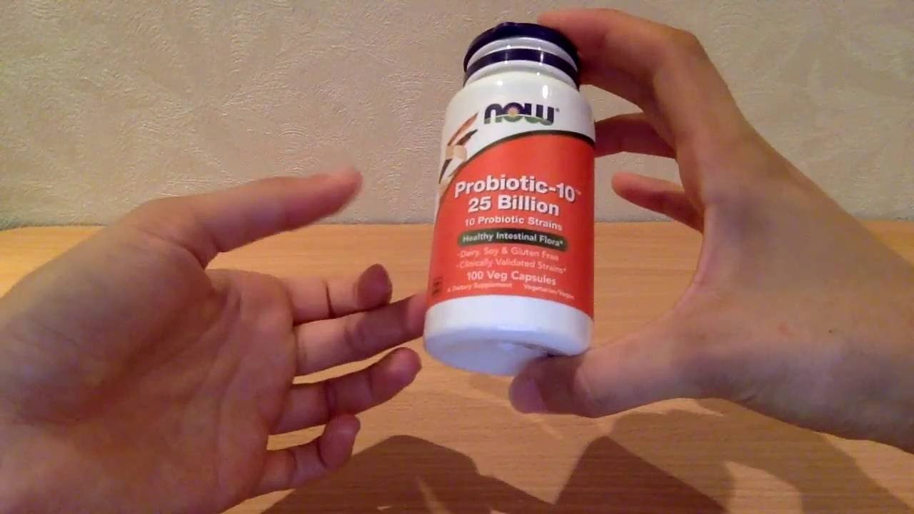 iHerb: Now Foods, Probiotic 10 25 Billion (Пробиотики) - Видео Обзор