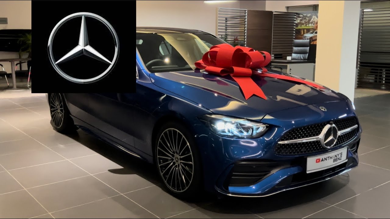 2023 | C300 AMG Line | W206 | Mercedes-Benz | Spectral Blue/Leather Black (Interior & Exterior)