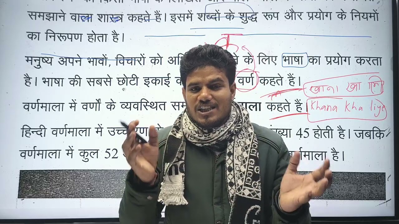 Foundation class 2। हिंदी व्याकरण part 2। भाषा। वर्ण। वर्णमाला।