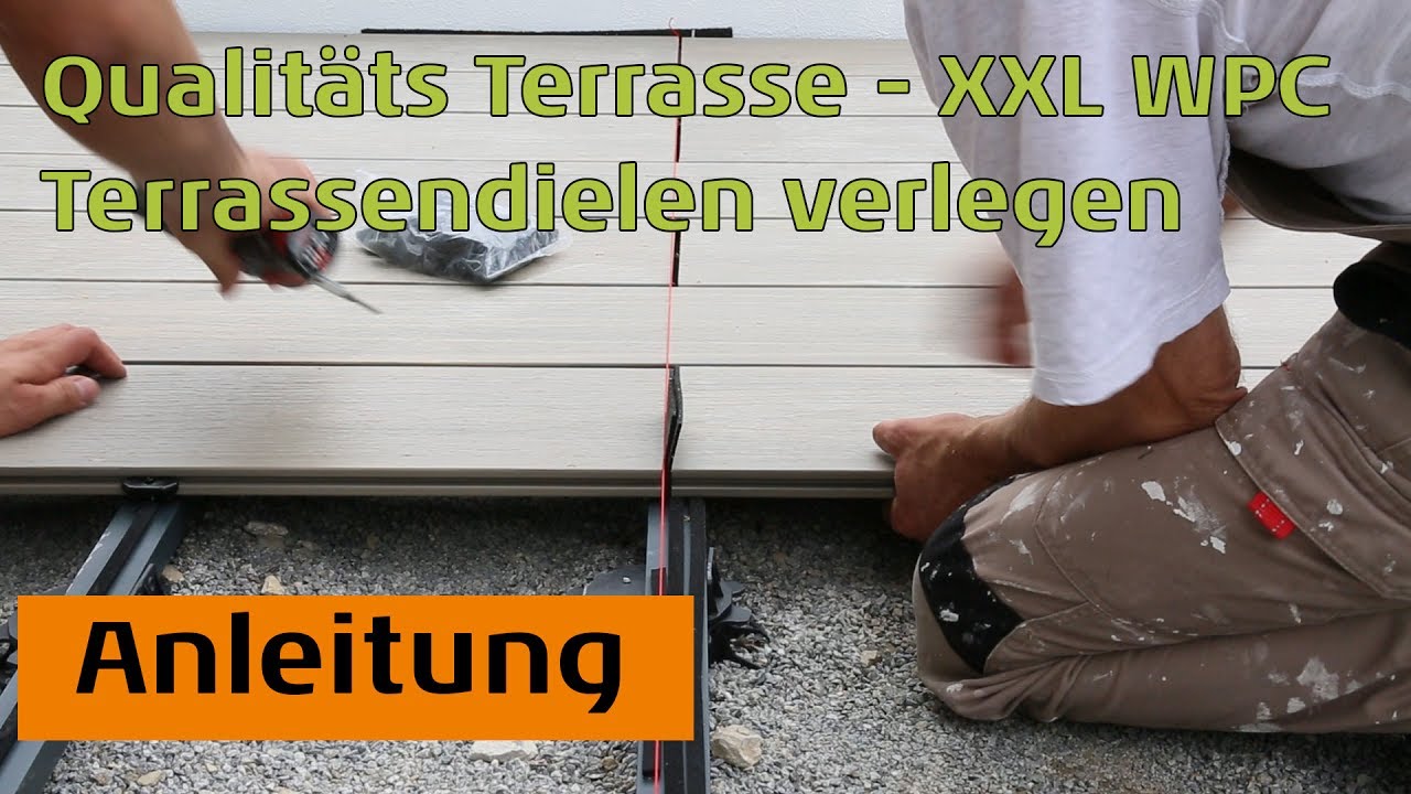 Terrassendielen WPC XXL von planeo – Qualitätsterrasse verlegen
