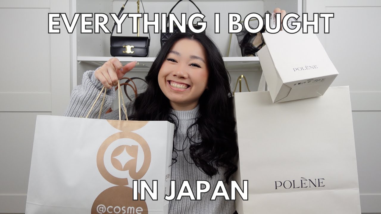 JAPAN HAUL (JAPANESE SKINCARE, FOOD, & POLENE)🤭