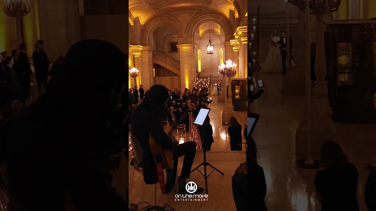 On The Move Presents: An Iconic Strings Entrance #bride  #shorts  #bride  #violin