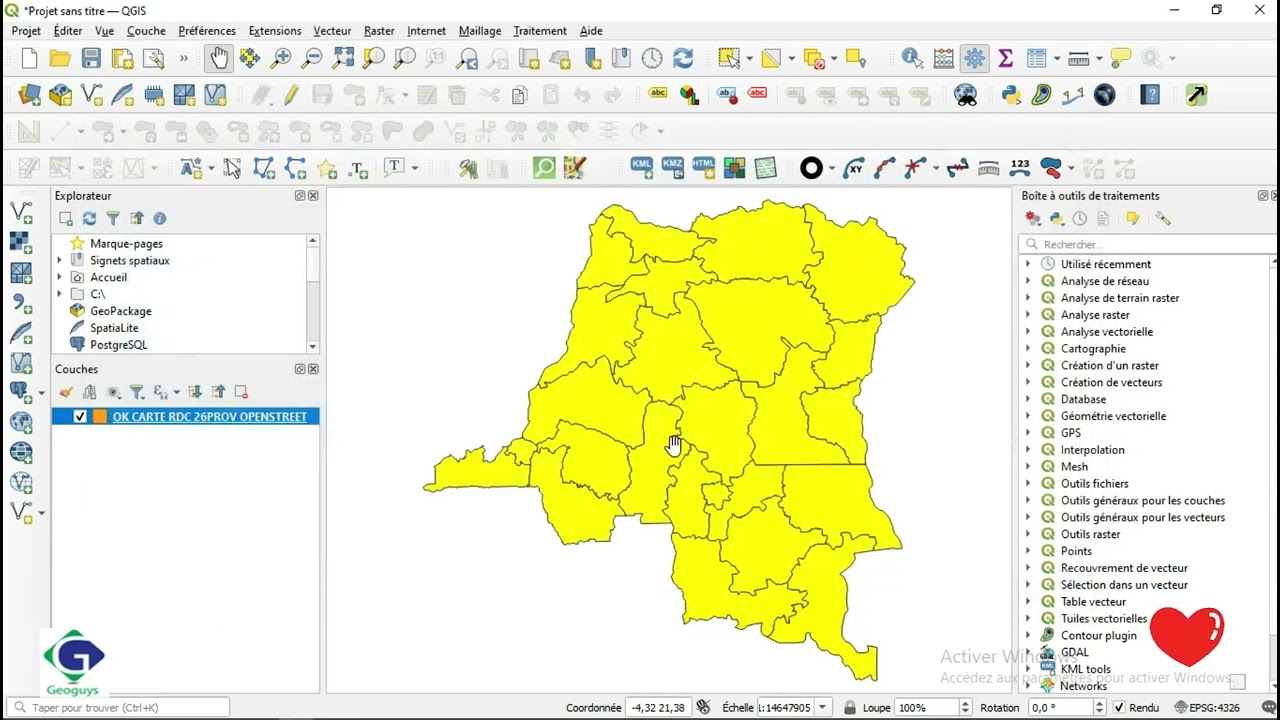 Qgis : Créer une Carte Choroplathe & représenter la quantité relative sur chaque entité