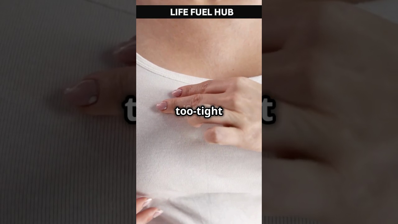 What are the side effects of wearing a tight bra #BraHealth #TightBraSideEffects #BraFittingTips