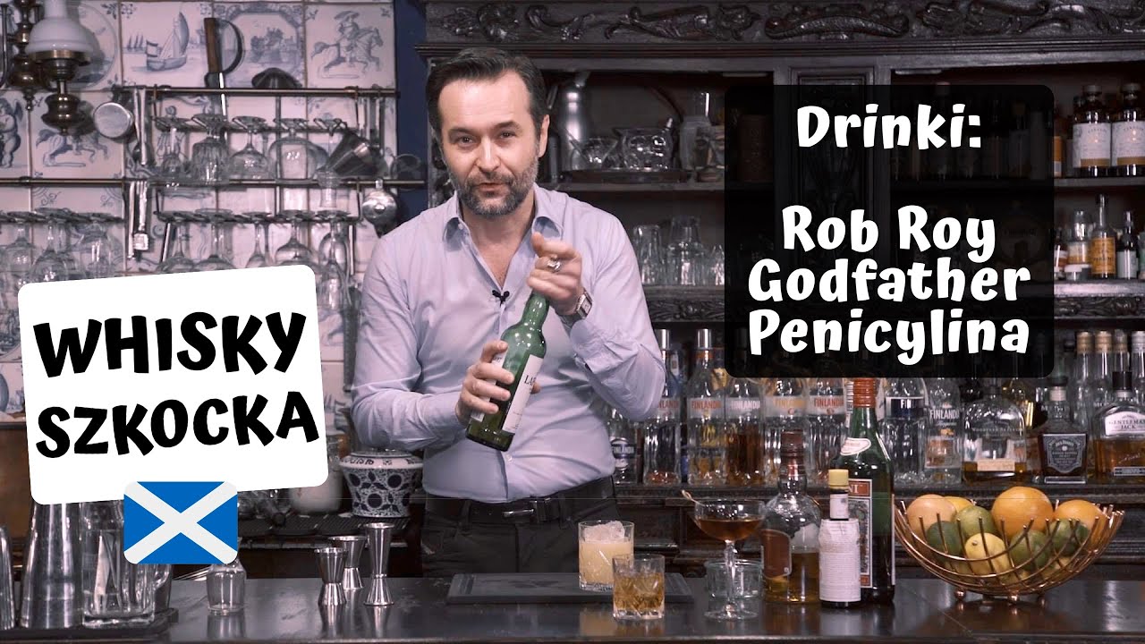 Whisky szkocka | Jak zrobić drinki z whisky: Rob Roy, Godfather, Penicylina