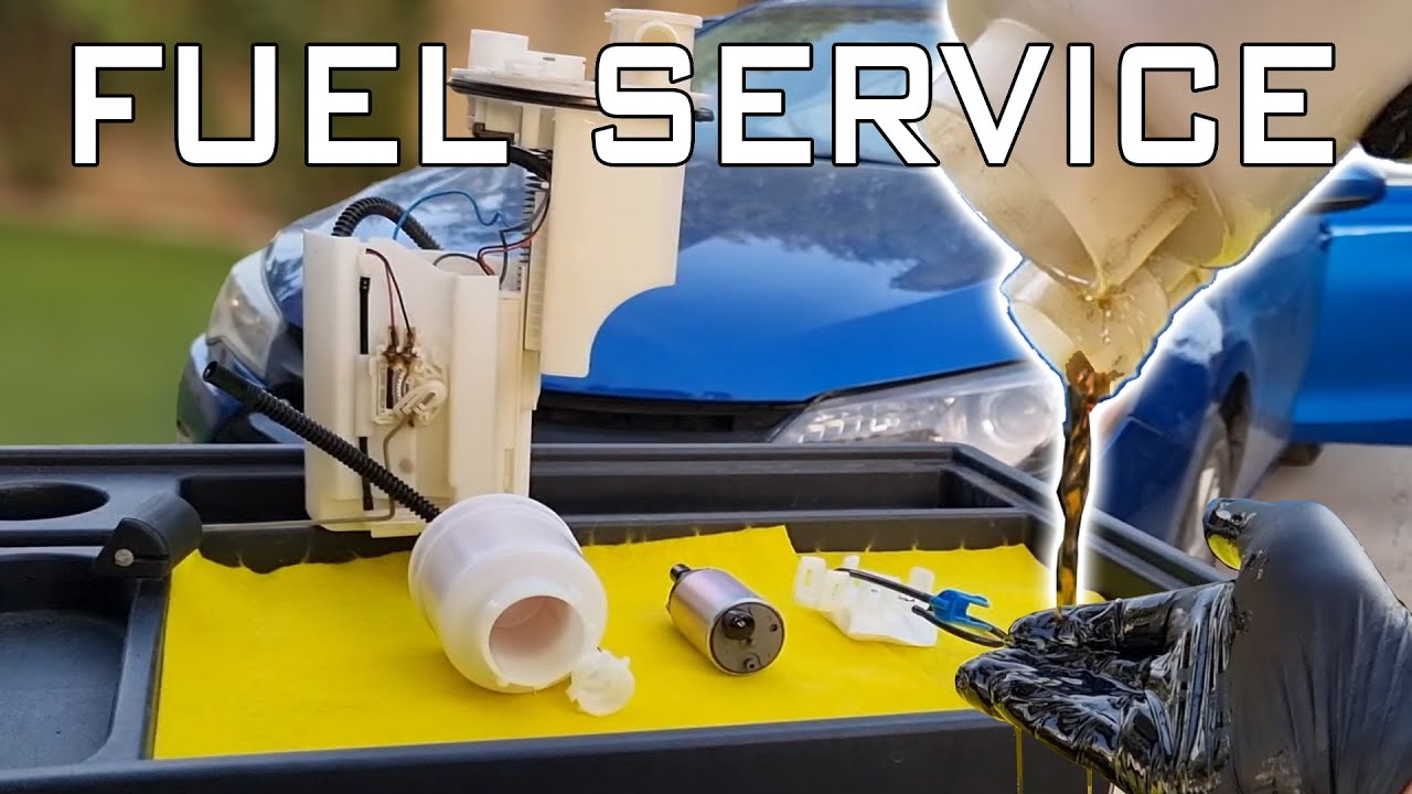 Watch this before Replacing Clogged Fuel filter and Fuel pump on Toyota Camry/ System too lean fix